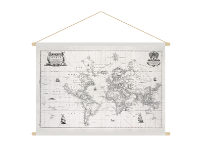 Kakemono mapa del mundo 90 × 60 cm MONDE - Kakemono mapa del mundo 90 × 60 cm MONDE